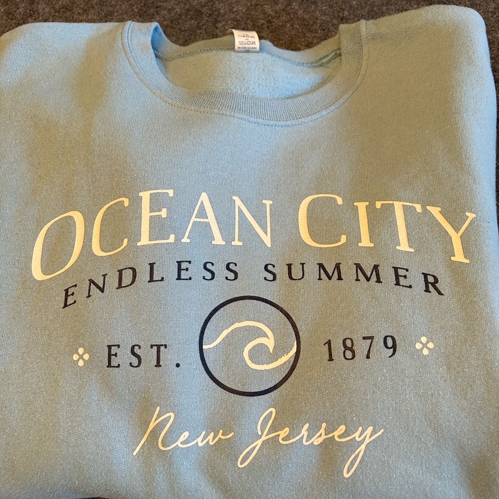 Ocean City sweatshirt.